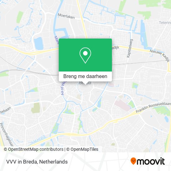 VVV in Breda kaart