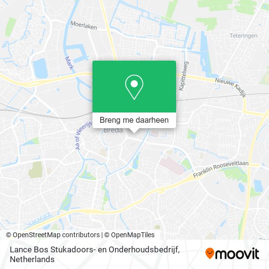 Lance Bos Stukadoors- en Onderhoudsbedrijf kaart