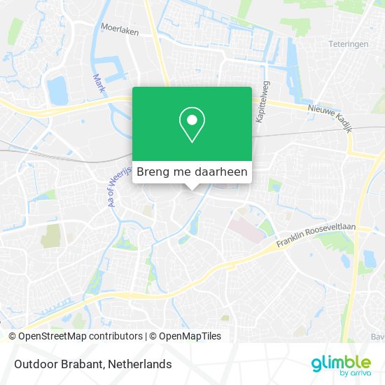 Outdoor Brabant kaart