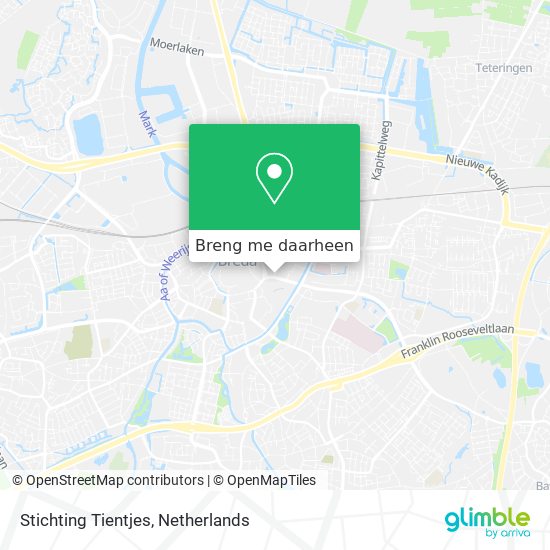 Stichting Tientjes kaart