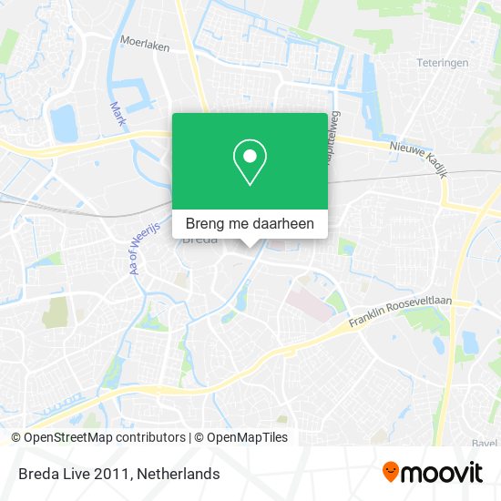 Breda Live 2011 kaart