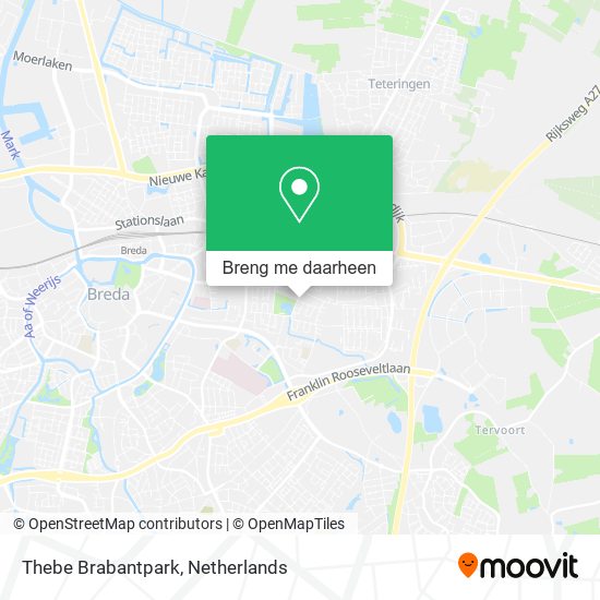 Thebe Brabantpark kaart