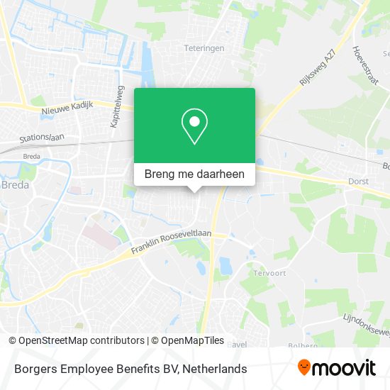Borgers Employee Benefits BV kaart