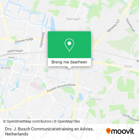 Drs. J. Bosch Communicatietraining en Advies kaart