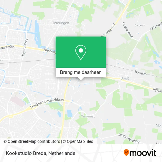Kookstudio Breda kaart