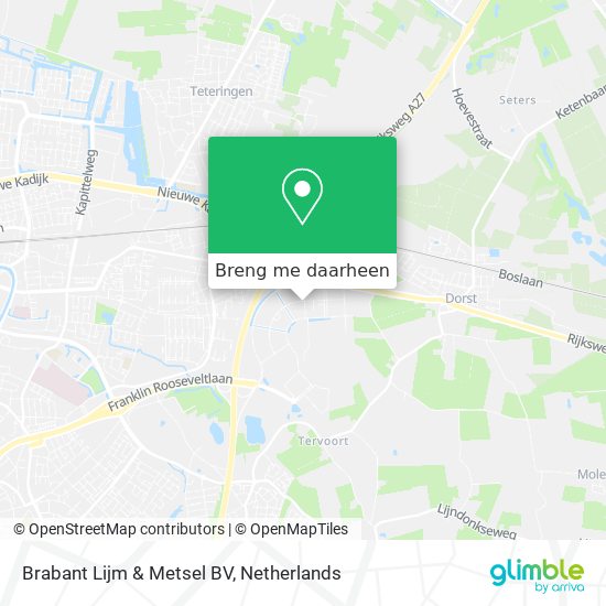 Brabant Lijm & Metsel BV kaart