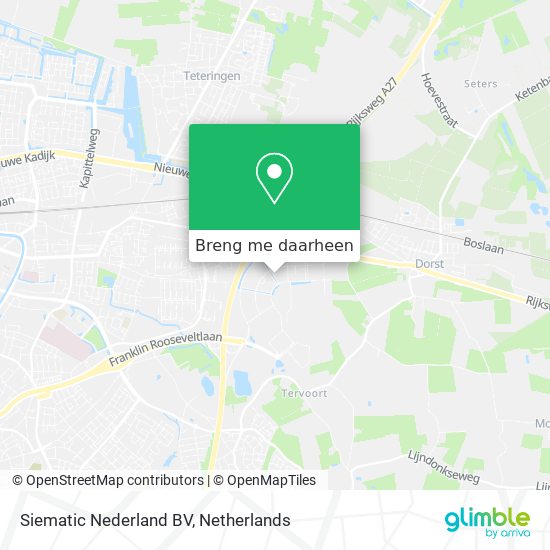 Siematic Nederland BV kaart