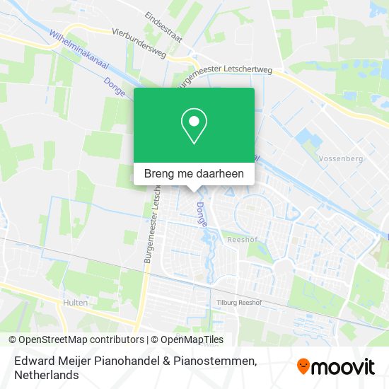 Edward Meijer Pianohandel & Pianostemmen kaart