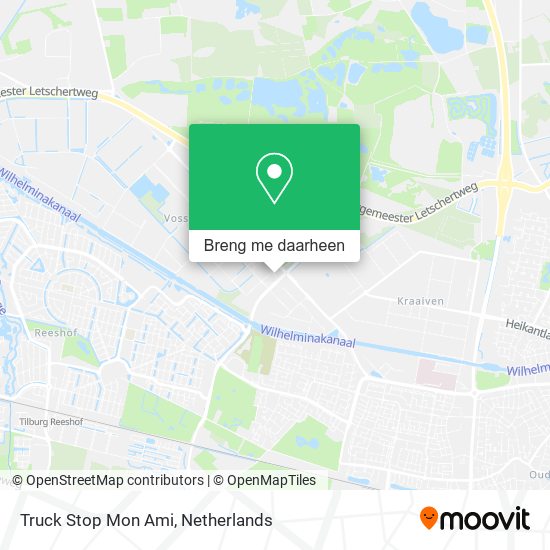 Truck Stop Mon Ami kaart