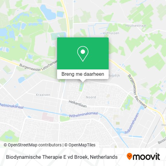 Biodynamische Therapie E vd Broek kaart