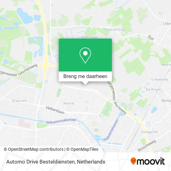 Automo Drive Besteldiensten kaart