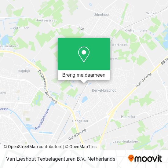 Van Lieshout Textielagenturen B.V. kaart