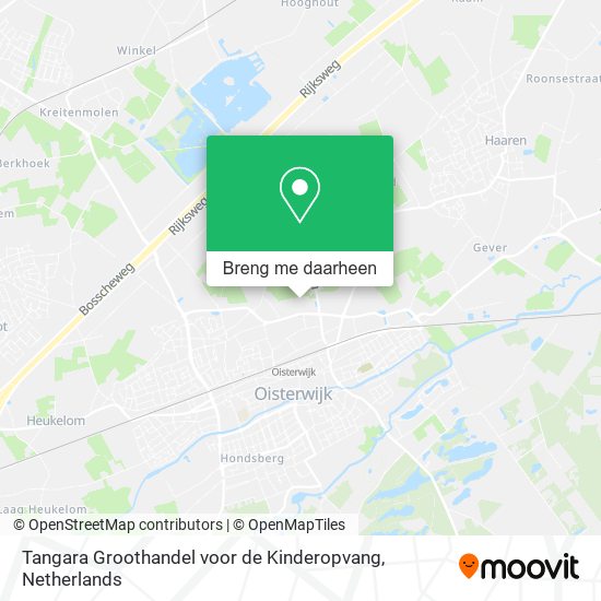 Tangara Groothandel voor de Kinderopvang kaart