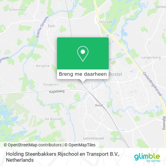Holding Steenbakkers Rijschool en Transport B.V. kaart