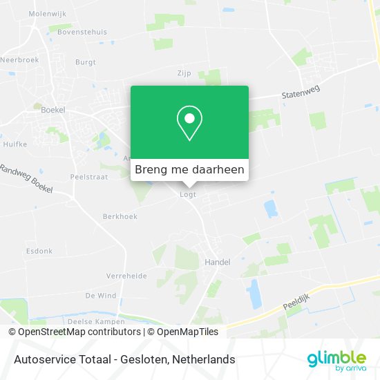 Autoservice Totaal - Gesloten kaart