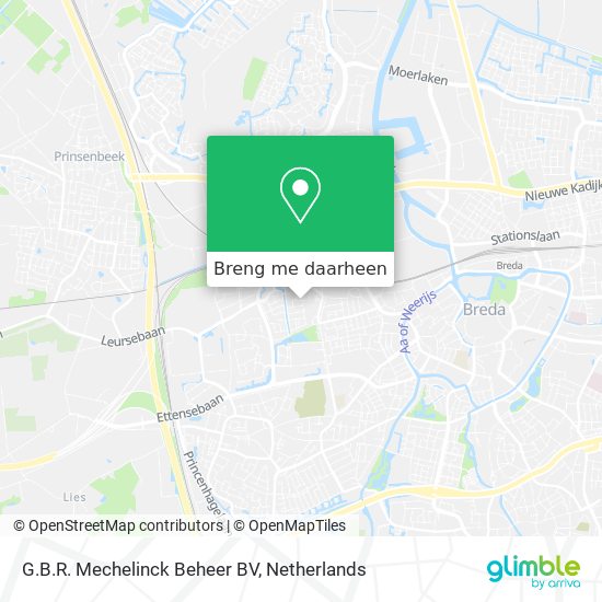 G.B.R. Mechelinck Beheer BV kaart