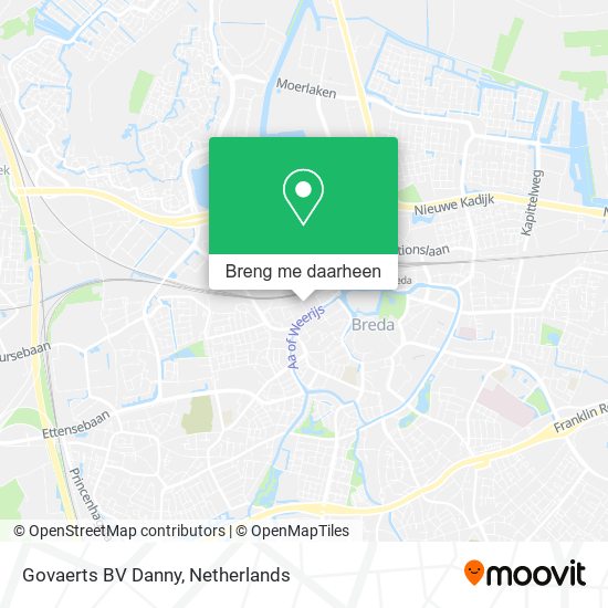 Govaerts BV Danny kaart