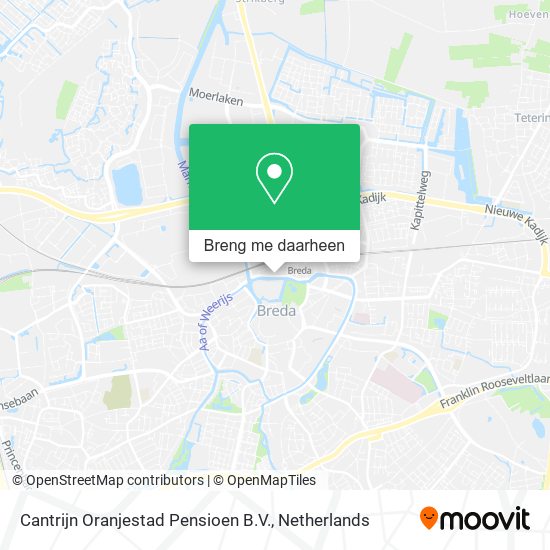 Cantrijn Oranjestad Pensioen B.V. kaart