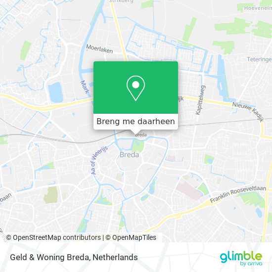 Geld & Woning Breda kaart