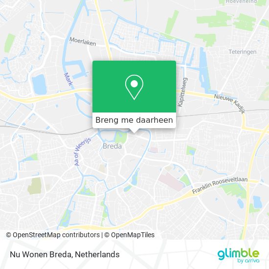Nu Wonen Breda kaart