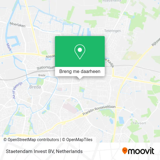 Staetendam Invest BV kaart