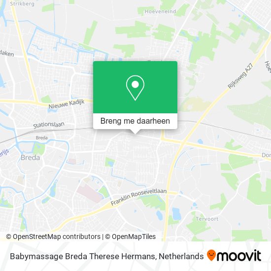 Babymassage Breda Therese Hermans kaart