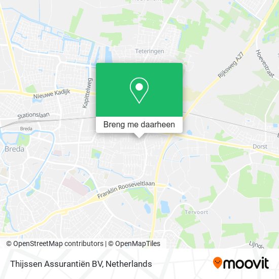 Thijssen Assurantiën BV kaart