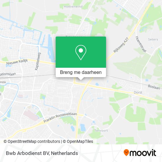 Bwb Arbodienst BV kaart