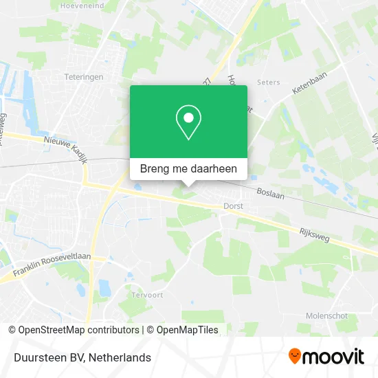Duursteen BV kaart