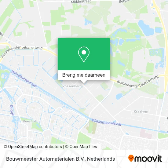 Bouwmeester Automaterialen B.V. kaart