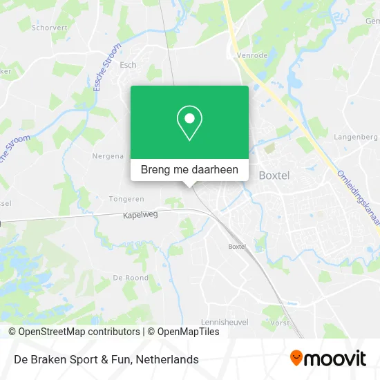 De Braken Sport & Fun kaart