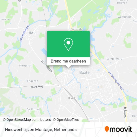 Nieuwenhuijzen Montage kaart