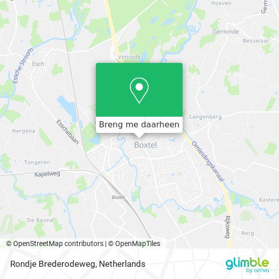 Rondje Brederodeweg kaart