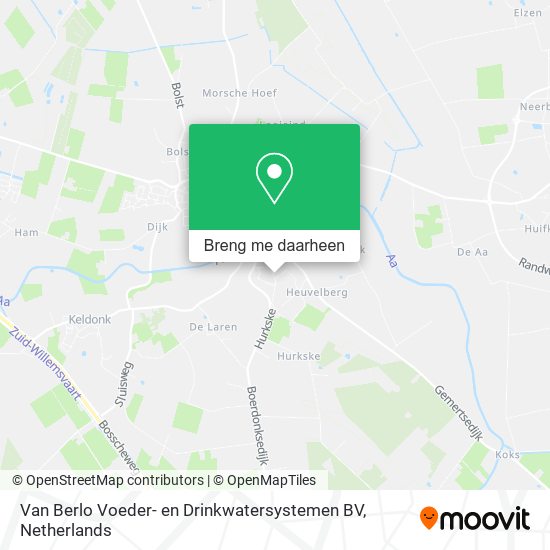 Van Berlo Voeder- en Drinkwatersystemen BV kaart