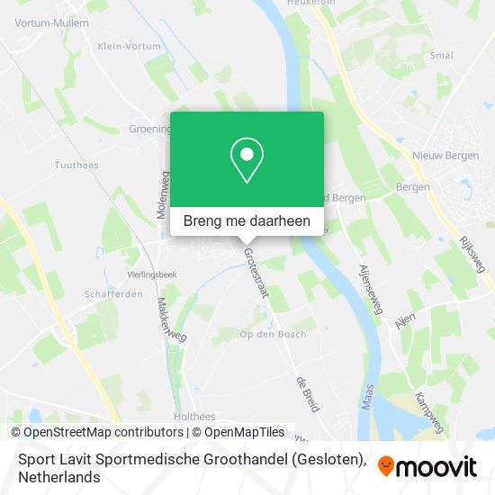 Sport Lavit Sportmedische Groothandel (Gesloten) kaart