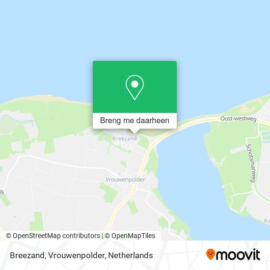 Breezand, Vrouwenpolder kaart