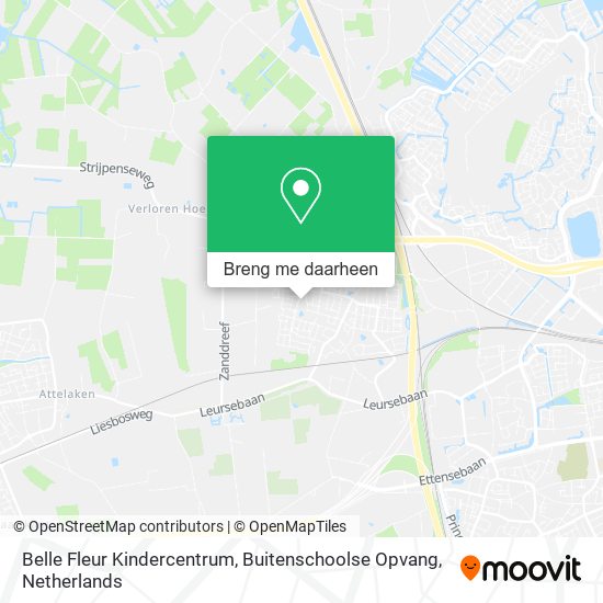 Belle Fleur Kindercentrum, Buitenschoolse Opvang kaart