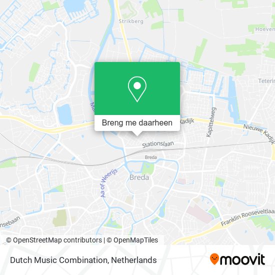 Dutch Music Combination kaart