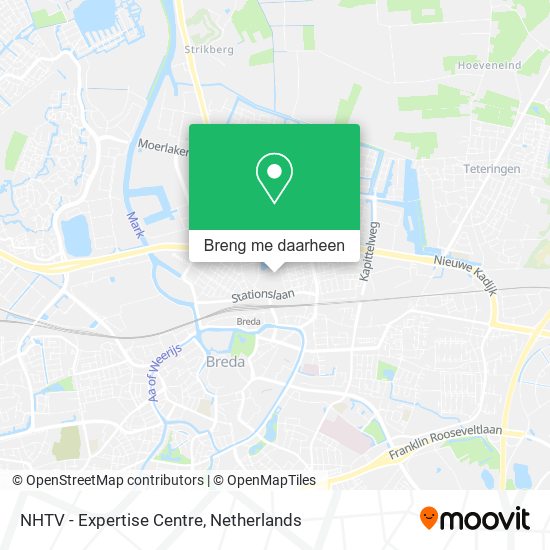 NHTV - Expertise Centre kaart