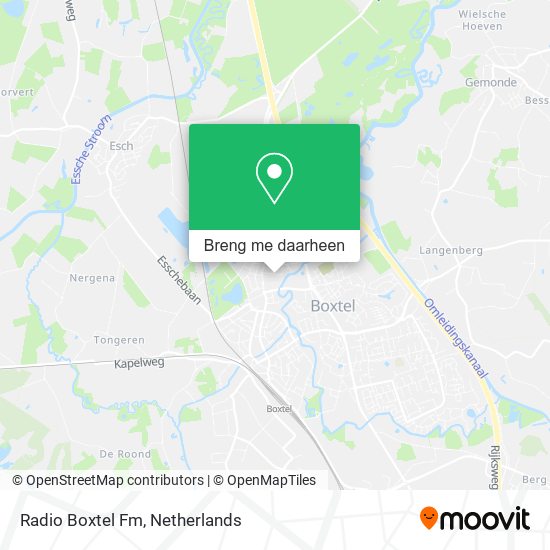 Radio Boxtel Fm kaart