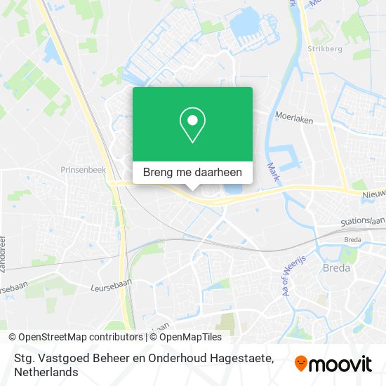 Stg. Vastgoed Beheer en Onderhoud Hagestaete kaart
