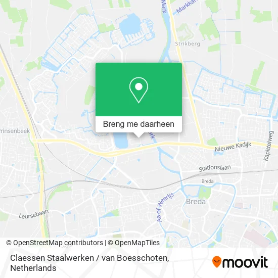 Claessen Staalwerken / van Boesschoten kaart