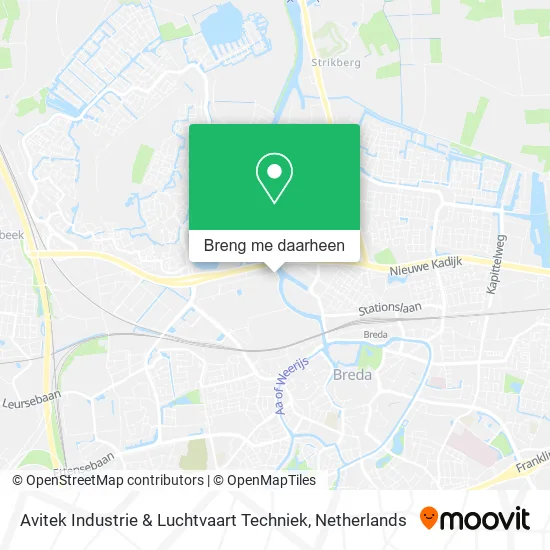 Avitek Industrie & Luchtvaart Techniek kaart