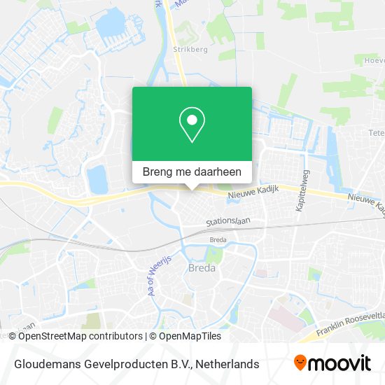 Gloudemans Gevelproducten B.V. kaart