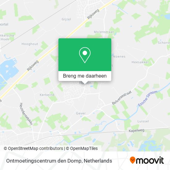 Ontmoetingscentrum den Domp kaart