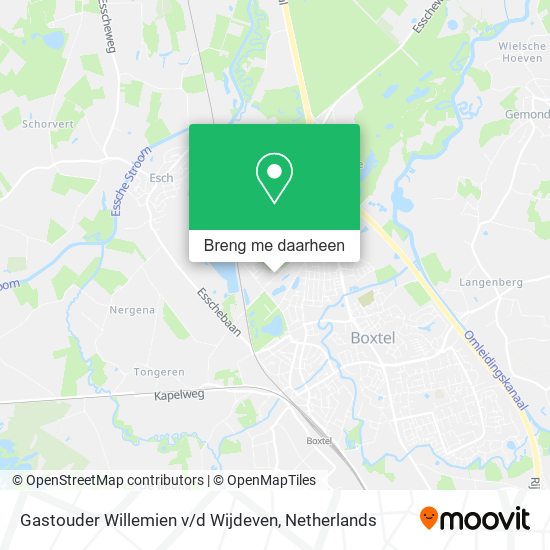 Gastouder Willemien v / d Wijdeven kaart