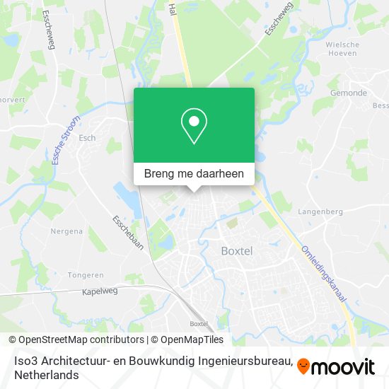 Iso3 Architectuur- en Bouwkundig Ingenieursbureau kaart