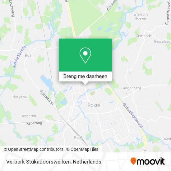 Verberk Stukadoorswerken kaart