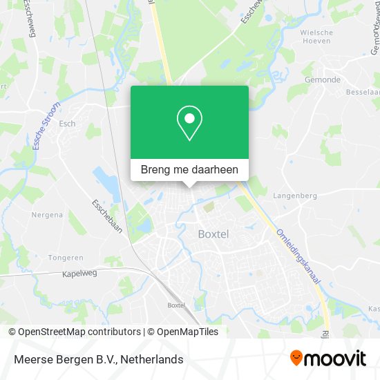 Meerse Bergen B.V. kaart