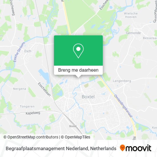 Begraafplaatsmanagement Nederland kaart